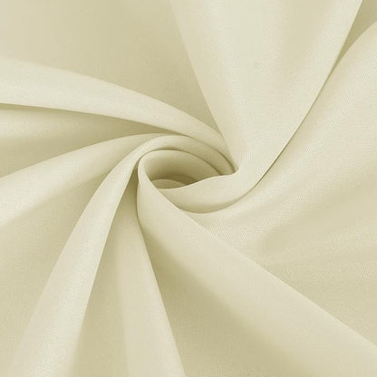 Fitable 6 Pack Square Tablecloths - 70 x 70 Inches - Stain Resistant and Reusable Table Clothes, Ivory Polyester Fabric Table Covers for Dining, Card Tables, Coffee Tables