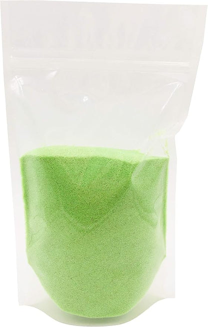 Alternative Imagination Lime Green Sand - Fine Sand for Zen Garden, Resin Incense Burner, Smudge Bowl, Ritual Incense, Cast Iron Cauldron, Unity Ceremony, Sensory Bin Table, Crafts (1 Pound)
