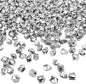 Fake Crushed Ice Cubes, Vase Fillers, 11 * 14 mm 650 pcs Reusable Fake Ice Cubes Artificial Acrylic Crystal Cubes for Wedding Decor Gold