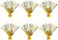 6 Pack Star Table Centerpieces for Party, Birthday Table Decorations for Kids Adults, Party Centerpieces for Tables for Wedding Baby Shower Graduation Holiday Event (Gold Silver Black)