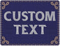 Custom Sign, Custom Street Sign, 11 Font Colors, 13 Font Styles, 4 Hole Options, 22 Sizes, 36x48 Inches, Rust Free DiBound, Fade Resistant, Made in USA by My Sign Center (Fauxsaic 1)