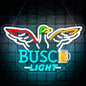 Beer Neon Sign Light for Wall Decor - Beer Bar Acrylic USB Powered LED Wall Art Decor, Light Up Sign Dimmable, for Man Cave Beer Bar Pub Business Club Party Garage 16.54" × 10.24"