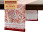 Maison d' Hermine Table Runner 100% Cotton Single Layer Table Runners 72 inches Long for Thanksgiving Christmas Decorations Home Kitchen Dining Party Wedding (Orient, 14.5" x 72")