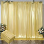 Outpain Thick 40 ft x 10 ft Gold Sequin Backdrop Curtain for Parties, Wrinkle Free Glitter Photo Backdrop Drapes 8 Panels 5x10ft Gold Back Drop Cloth for Wedding Christmas Photography Background