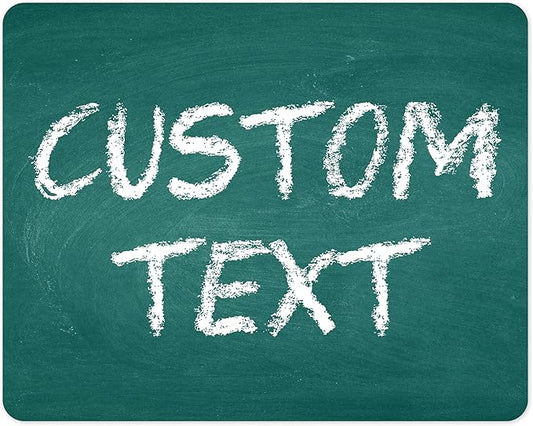 Custom Sign, Custom Street Sign, 11 Font Colors, 13 Font Styles, 4 Hole Options, 22 Sizes, 24x30 Inches, Rust Free DiBound, Fade Resistant, Made in USA by My Sign Center (Chalkboard Green)