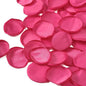 TINGE TIME Silk Flower Petals for Wedding Decoration - 200pcs Fake Rose Petals for Bridal Showers & Parties - Hot Pink