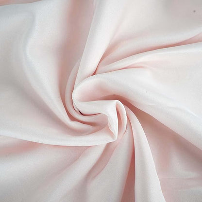 Efavormart Round Tablecloth, 132 Inch Stain & Wrinkle Resistant Washable Table Cloth, Decorative Polyester Fabric Table Cover for Banquet, Wedding, Dining- Blush