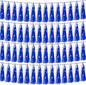 4P Blue Foil Fringe Metallic Tassel Streamers Banner Tassel Garland for Parade Floats, Bachelorette, Wedding, Birthday, Halloween, Christmas, Bridal/Baby Shower Party Decorations