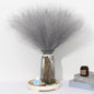 Grey Pampas Grass Decor 30 Pcs 21.7 Inch Faux Gray Pampas Grass Bulk Artificial Dried Flowers Small Vase Filler Pompas Grass.