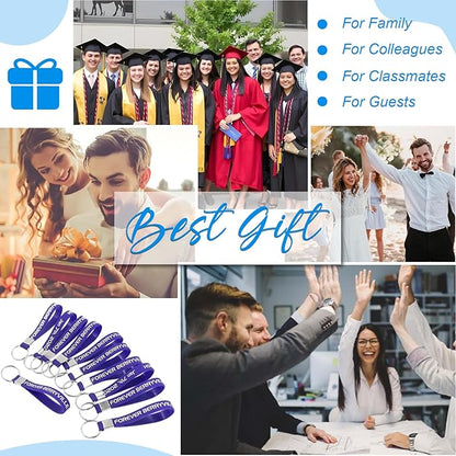 5/10/50/100 Bulk Custom Keychains Silicone Personalized Keychains Customized Text/Logo Keyrings for Events, Awareness, Motivation Customizable