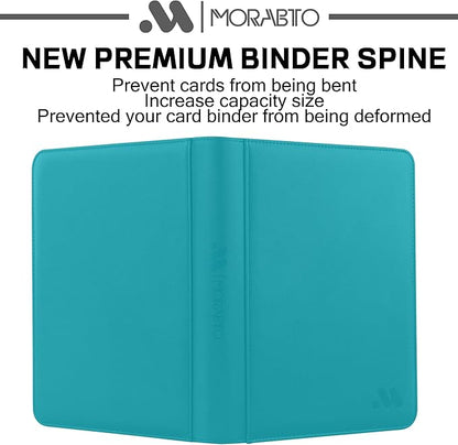 Card Binder 9 Pockets,Trading Card Binder Holds up to 864 Cards with 48 Sleeves,Zipper Card Holder Album Compatible with TCG Card/Game Cards/Sports Card