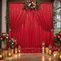 10x10ft Thick Red Glitter Backdrop Curtain Panels for Parties, Wrinkle Free Sequin Sparking Photo Backdrop Drapes, 2 Panels 5x10ft Shimmer Back Drop Cloth for Wedding Birthday Photography