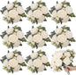 8 Bundles Artificial Peonies Flowers Boho Faux Flowers Arrangements Artificial Centerpiece Spring Bouquet Floral Wedding Decoration for Vase(Milk White)