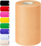 Beige Tulle Fabric Rolls 6 Inch by 100 Yards (300 feet) Tulle Roll Spool Fabric for DIY Tutu Skirt Baby Shower Birthday Party Wedding Decorations Christmas Craft Supplies (Beige)