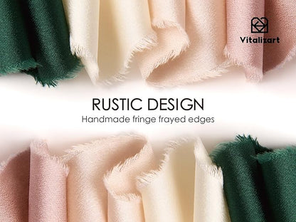 Vitalizart Silk Satin Ribbon 1 inch x 30 Yard Nude Handmade Frayed Ribbons for Gift Wrapping Baby Shower Wedding Bridal Bouquets Holiday Decor