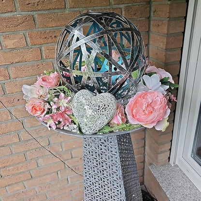 Rose Flower Vine, Peony Flowers, Center Flower Decoration, 6' Length, Floral Garland for Wedding Decor Home Table Runner Mantle Decoration