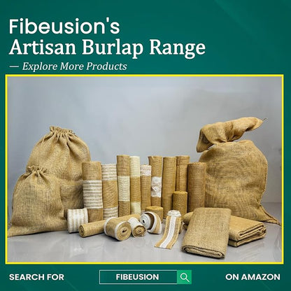 Burlap Table Runners (Pack of 3) – 14”x 108” - No-Fray Finished Edge Premium Quality Natural Table Runner – No Odor, Eco-Friendly Burlap Runner, Perfect for Rustic Table Decor and Other DIY Crafts