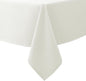 Biscaynebay Textured Fabric Tablecloths 60x84 Inches Rectangular, Ivory Water Resistant Tablecloths for Dining, Kitchen, Wedding, Parties etc. Machine Washable