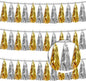 3P Gold Silver Metallic Fringe Tassel Banner Garland Foil Tinsel Streamer Wall Hanging Curtain Backdrop Banner for Parade Floats, Graduation Decorations, Father' Day, Halloween, Christmas Decorations