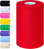 Red Tulle Fabric Rolls 6 Inch by 100 Yards (300 feet) Tulle Roll Spool Fabric for DIY Tutu Skirt Baby Shower Birthday Party Wedding Decorations Christmas Craft Supplies (Red)