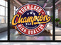 Window Clear Decal Design - Full Color ║ Your Logo or Design We Print Clear Permanent Sticker or Static Cling ║ Waterproof on Windows Storefront ║ Made in The USA ║ Customized Logo