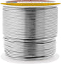Mandala Crafts 18 Gauge Anodized Aluminum Craft Wire for Jewelry Making - 100 FT Colored Flexible Gray Wire - Bendable for Bonsai Armature Crafting Sculpting