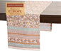 Maison d' Hermine Table Runner 100% Cotton Single Layer Table Runners 108 inches Long for Thanksgiving Christmas Decorations Home Kitchen Dining Party Wedding (Nila, 14.5" x 108")