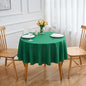 Hunter 6 Pack Round 60 Inch Tablecloth, Premium Polyester Table Cloth Washable Table Cover Stain and Wrinkle Resistant Decorative Table Cover for Party Wedding