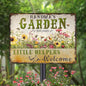 Custom Sign, Personalized Metal Signs, Customize for Office, Business, Workplace, Office, Home, Delivery Signs, Metal Sign With Your Own Image, Text,Photo, Pets, Kids Art Made in USA (Garden 02)