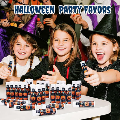 DMSKY 60 Pcs Halloween Lip Balm, Halloween Party Favors Bulk, Halloween Goodie Bags Fillers for Boys Girls