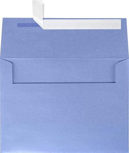LUXPaper A7 Invitation Envelopes | Peel & Press | 5 1/4" x 7 1/4" | Vista Metallic | 80lb. Text | 1,000 Qty