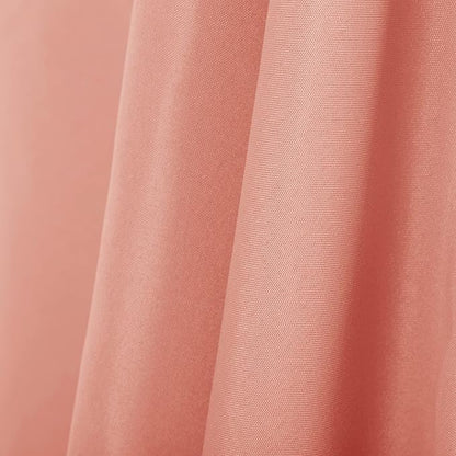 Ascoza 2pack 90x156 Inch Dusty Pink Rectangular Tablecloth 6 Feet Table Cloth in Polyester Fabric for Wedding/Banquet/Restaurant/Parties