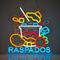 CNBEYOUNG Raspados Neon Sign, Neon Lights Hanging Wall Art Decoration for Mexican Restaurants Shop Bar Food Truck Kitchen Party Home Decor, USB - Driven, Super Bright & Adjustable,13.78x 12.6inches