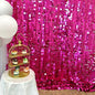 Hot Pink Square Sequin Backdrop 8ft * 8ft 1 Panel, Shimmer Wall Backdrop Photobooth Props for Wedding, Anniversary, Birthday, Party Decorations