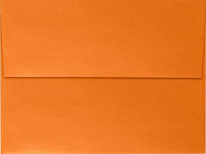 LUXPaper A7 Invitation Envelopes | Peel & Press | 5 1/4" x 7 1/4" | Flame Metallic | 80lb. Text | 50 Qty