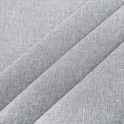 NLMUVW Light Grey Linen Table Cloth for Rectangle 6ft, Textured Tablecloth Decorative Water Resistant Table Cover for Kitchen Dining and Party, 54 x 78 Inch