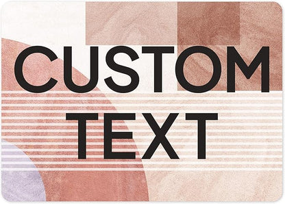 Custom Sign, Custom Street Sign, 11 Font Colors, 13 Font Styles, 4 Hole Options, 22 Sizes, 10x14 Inches, Rust Free DiBound, Fade Resistant, Made in USA by My Sign Center (Mid-Century Modern 1)