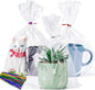 LOKIQNG Cellophane Bags Plastic Gift Bag Clear Cookie Treat Bags with Twist Ties for Party Favor Bag(200 Pack, 8x11inch)