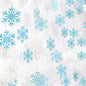 Snowflake-Snow Teal-Silver Christmas Party-Decoration Garland - 52ft Turquoise Winter Wonderland Frozen Ornaments Hanging Paper Streamers,New Years Birthday Baby Shower Wedding Ceiling Decor Hugfond