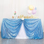 ShinyBeauty Square Tablecloth 72x72-Inch Sequin Tablecloth Overlay Baby Blue Table Cover Sequined Table Cloths for Wedding Light Blue Shimmer Tablecloth Linen Square Table Overlay for Cocktail/Cake