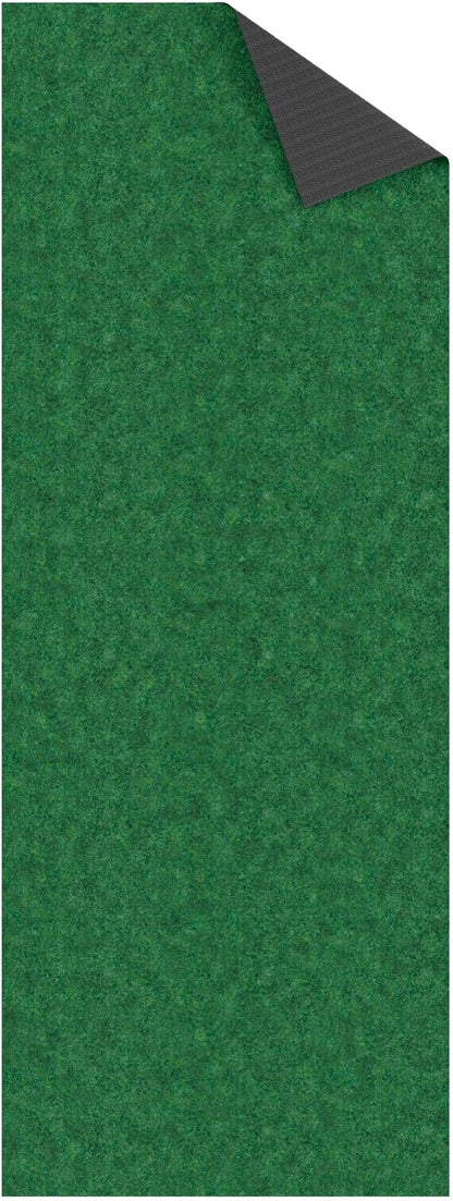Ottomanson 2'7" x 14' Hallway Runner with Scraper Pile - Extra Durable Non-Slip Rug Mat for Indoor & Outdoor Use - Ideal for Kitchen, Entryway & Garage - High-Traffic Carpet, Green