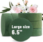 Max Shape 6 Packs Round Floral Foam Blocks，6.5'' Large Dry Floral Foam for Artificial Flowers,Flower Foam Blocks for Wedding Aisle Flowers Party Decoration