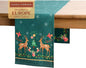 Maison d' Hermine Table Runner 100% Cotton Double Layer Table Runners 108 inches Long for Thanksgiving Christmas Decorations Home Kitchen Dining Party Wedding (Hygge Christmas, 14.5" x 108")