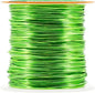 Mandala Crafts 22 Gauge Anodized Aluminum Craft Wire for Jewelry Making - 100 FT Colored Flexible Lime Green Wire - Bendable for Bonsai Armature Crafting Sculpting