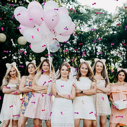 3000 Pcs Glitter Cute Sprinkle Party Confetti Table Decoration for Valentine's Day, Confetti Cannon, Wedding & Engagement Celebration