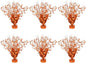 6 Pack Star Table Centerpieces for Party, Birthday Table Decorations for Kids Adults, Party Centerpieces for Tables for Wedding Baby Shower Graduation Holiday Event (Orange)
