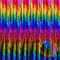 6 Pack Rainbow Foil Fringe Curtain Backdrop, 3.28Ft x 8.2Ft Metallic Tinsel Foil Fringe Streamer Curtains for Photo Booth, Birthday, Wedding, New Year Party Decorations
