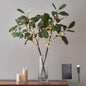 Hairui Lighted Magnolia Branches with Timer 32IN Battery Operated or USB Plug in, Faux Greenery Willow Branch with Lights 60 LED Fairy Lights for Room Fireplace Spring Decoration