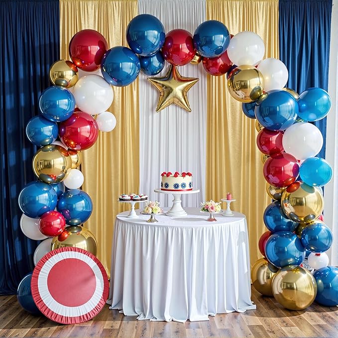 Outpain 30x10ft Gold Sequin Backdrop Curtains -Heavy Duty Gold Photography Backdrops with Non-Shedding Glitter, Wrinkle-Free Stage Drapes for Wedding/Christmas/Studio Shoots (5x10ft 6 Panels)