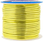 Mandala Crafts 12 Gauge Anodized Aluminum Craft Wire for Jewelry Making - 60 FT Colored Flexible Yellow Green Wire - Bendable for Bonsai Armature Crafting Sculpting